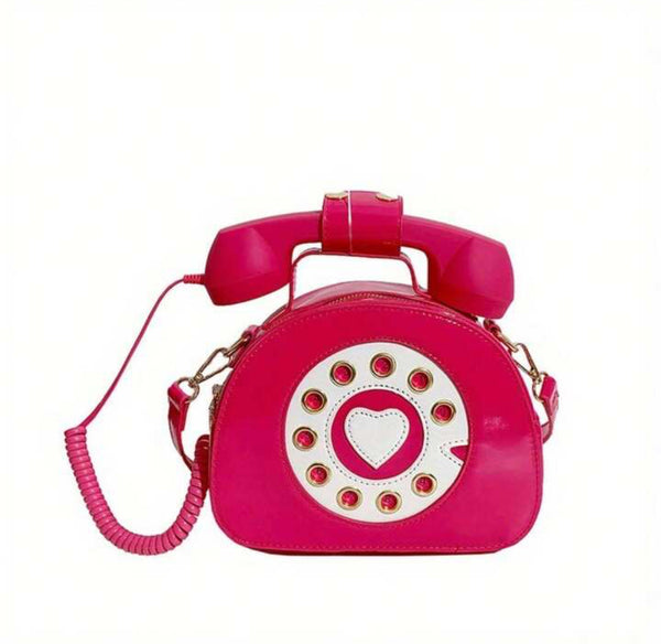 Telephone Design Crossbody Bag For Women